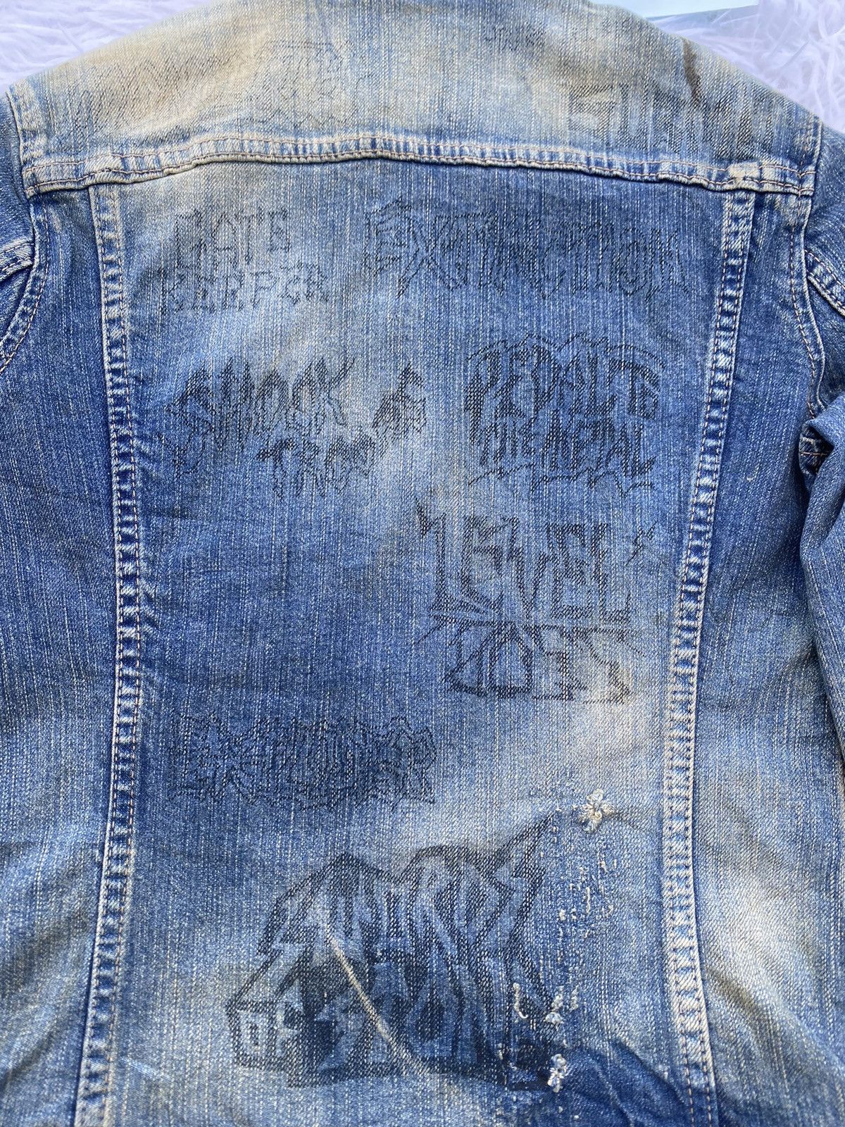 Hysteric Glamour Rare Vintage KINKY Hysteric Glamour Denim Jacket Size S / US 4 / IT 40 - 23 Thumbnail