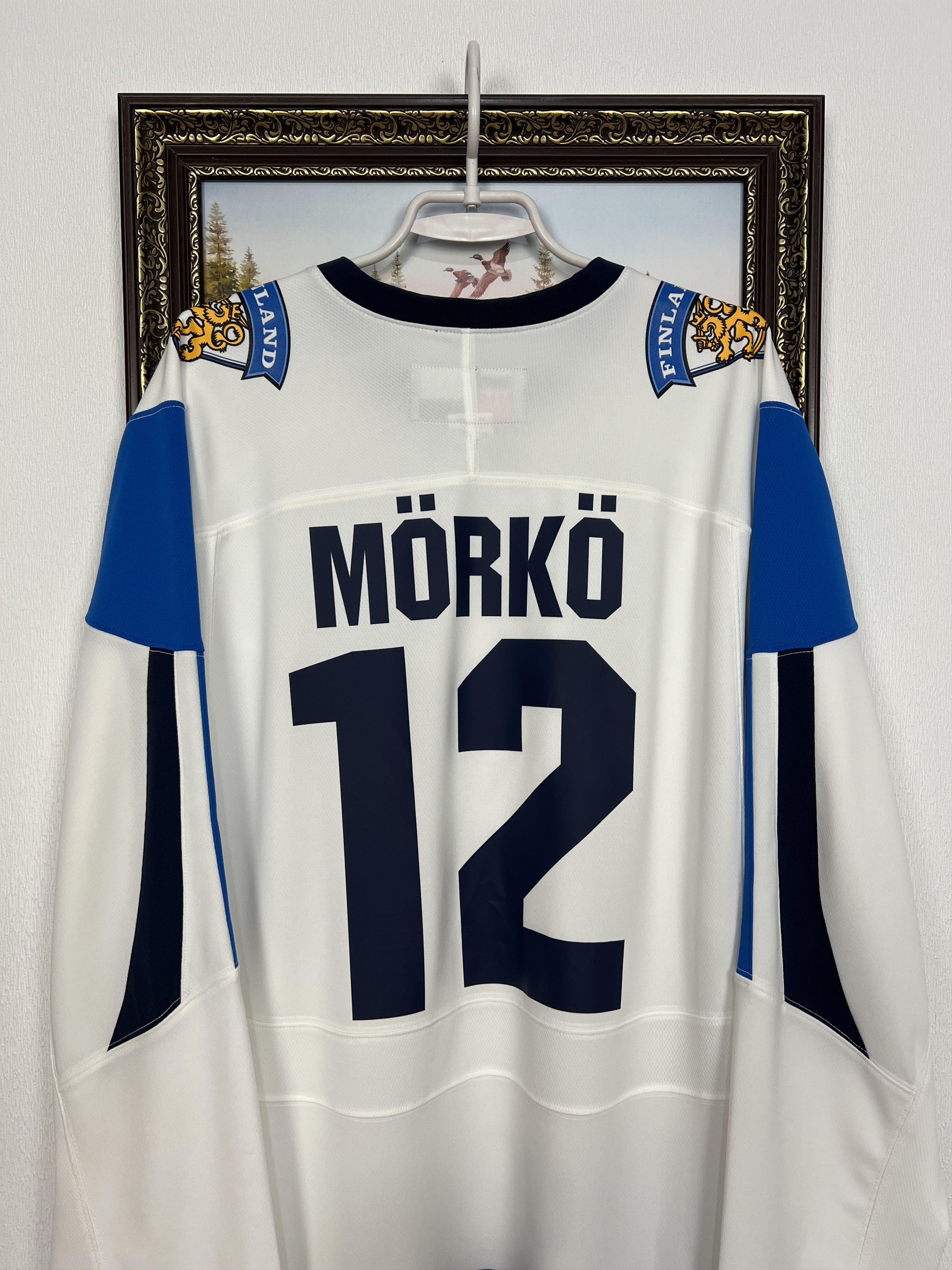 Nike Finland Ice Hockey National Team Jersey #12 Morko Shirt Size US M / EU 48-50 / 2 - 2 Thumbnail