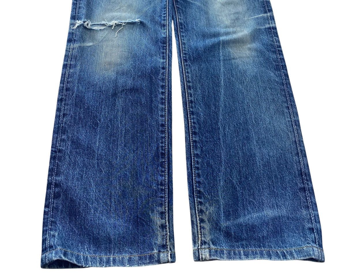 Uniqlo Uniqlo Faded Wash Ripped Knee Style Straight Leg Jeans Size US 31 - 5 Thumbnail