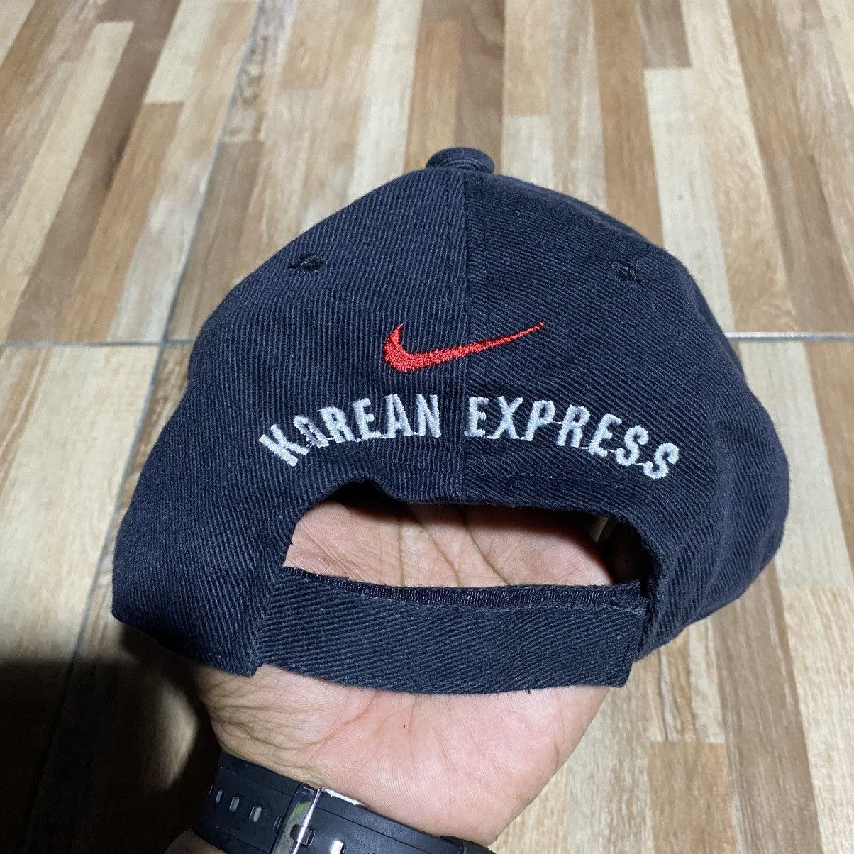 Nike × Vintage Vintage Nike 61 Korean Express Hats Size ONE SIZE - 2 Thumbnail