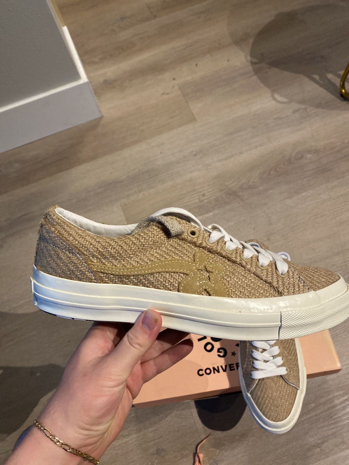 Converse × Golf Wang × Golf le Fleur GOLF LE FLEUR UNO CONVERSE ONE STAR BURLAP Size US 11.5 / EU 44-45 - 5 Thumbnail
