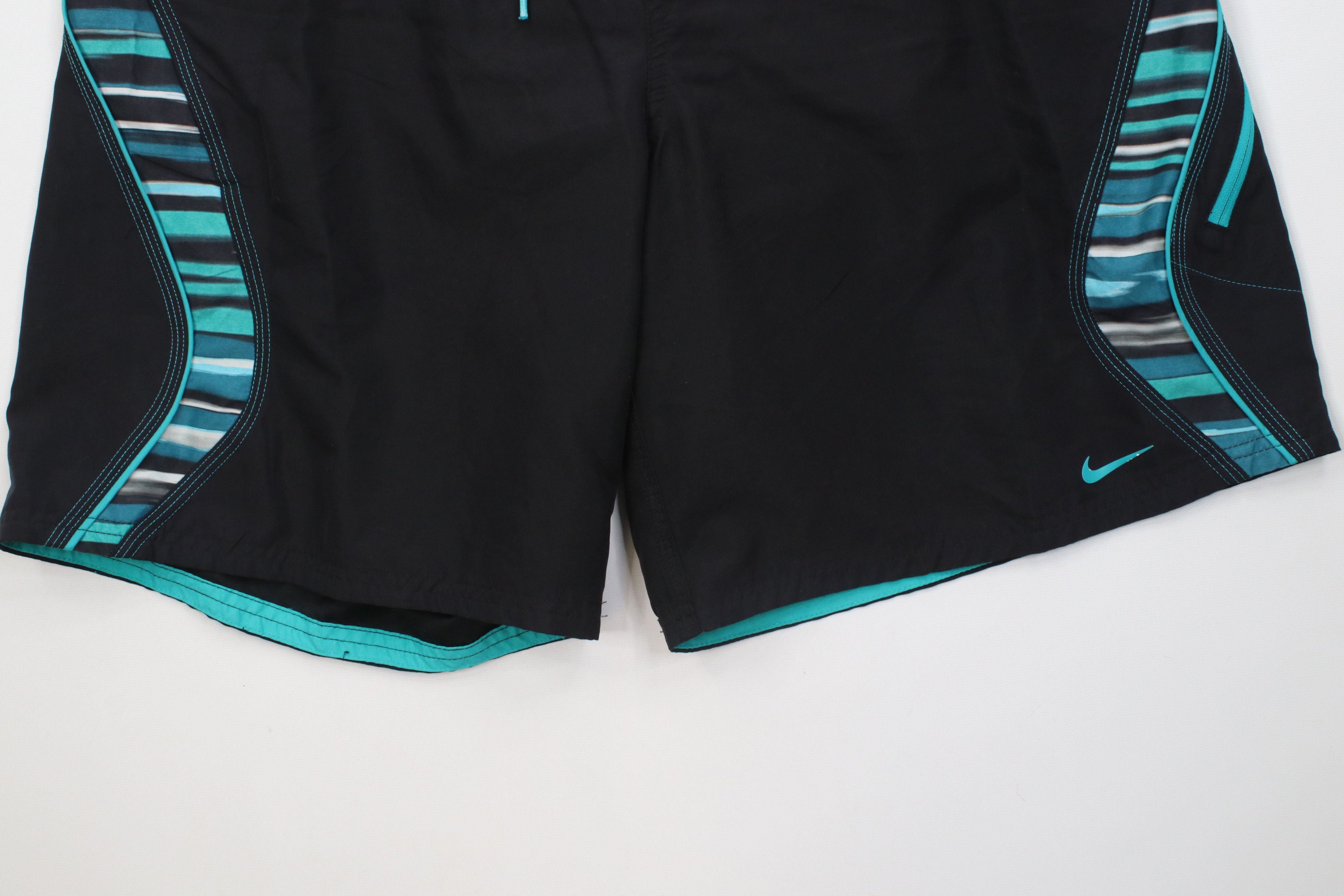 Nike Vintage Y2K Nike Scott Mini Swoosh Lined Shorts Swim Trunks Size US 34 / EU 50 - 4 Thumbnail