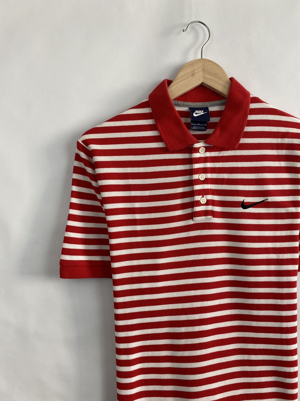 Nike 🇺🇸 Vintage Nike polo t-shirt rare retro hype Y2K Size US L / EU 52-54 / 3 - 3 Thumbnail