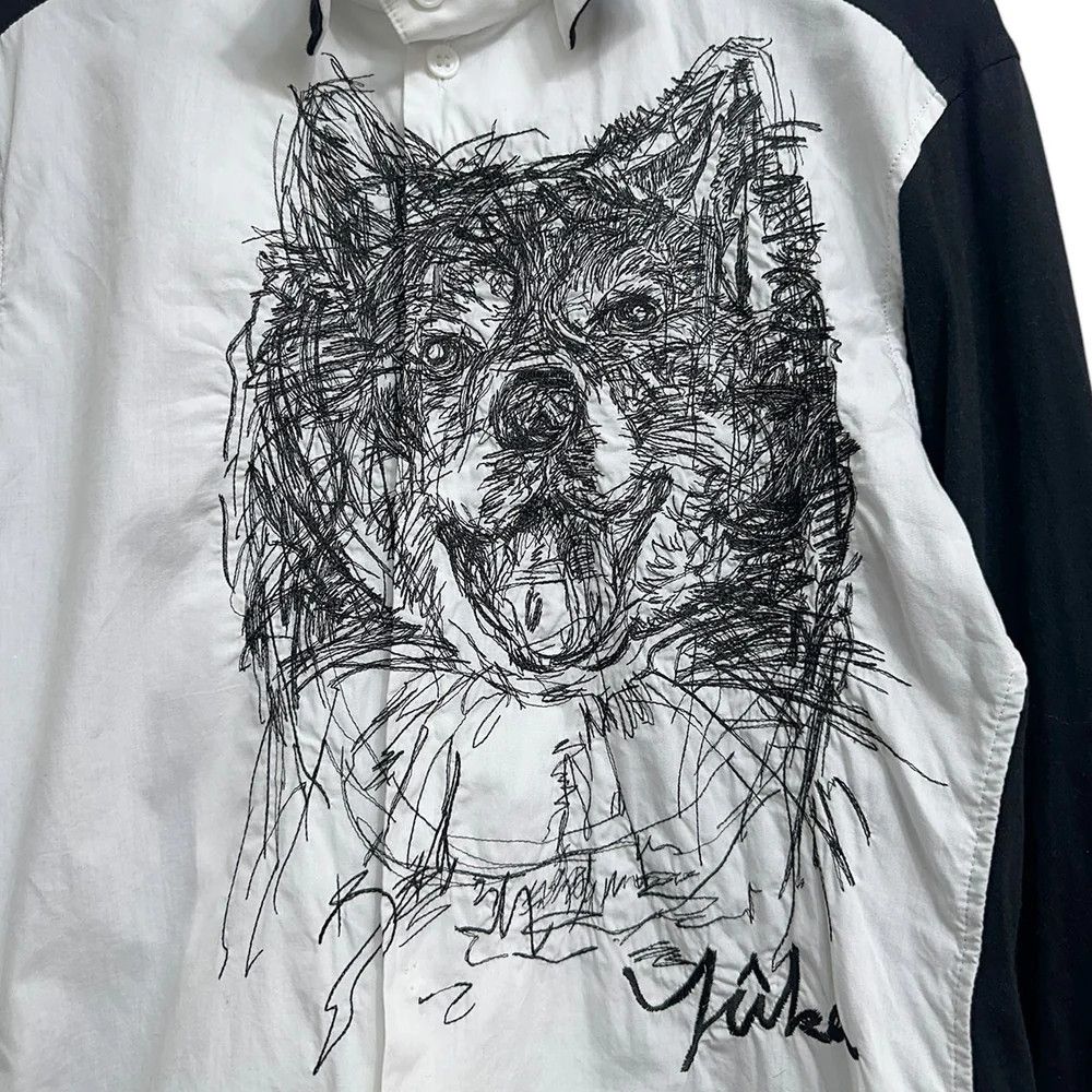 Yohji Yamamoto Yohji Yamamoto pour homme Yuka Asakura pet dog drawing shirt Size US M / EU 48-50 / 2 - 5 Thumbnail