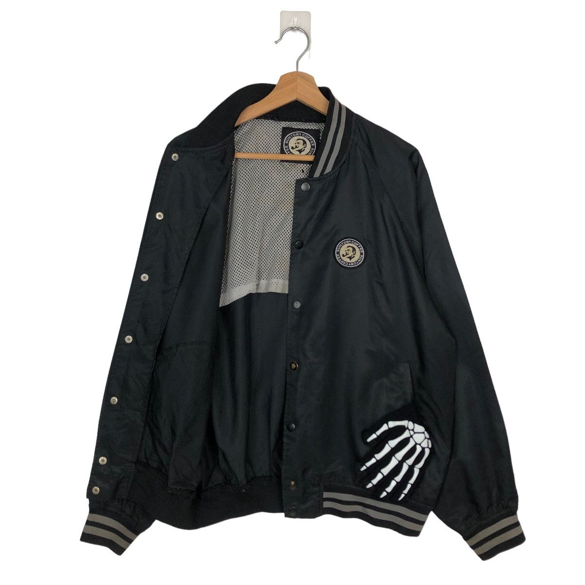 Japanese Brand VINTAGE SATIN BOMBER JACKET SUNTORY COFFEE BIG LOGO Size US M / EU 48-50 / 2 - 8 Thumbnail