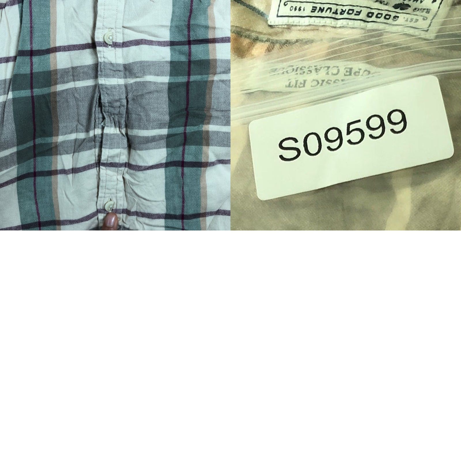Lucky Brand Lucky Brand Button-Up Blouse M Womens Plaid Classic Fit Long Sleeve Casual Womens M Cream Size M / US 6-8 / IT 42-44 - 9 Thumbnail