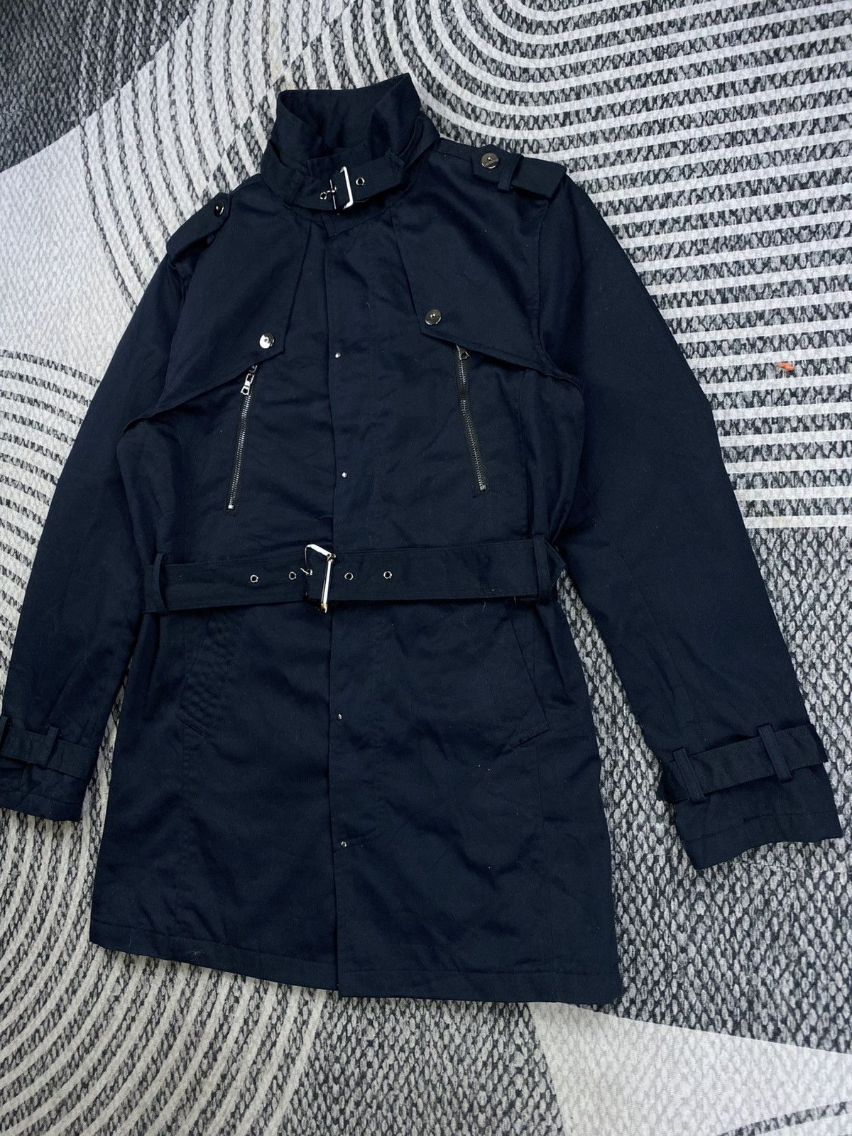 14th Addiction Bareback Premium Black Multipocket Belted Jacket Size US M / EU 48-50 / 2 - 5 Thumbnail
