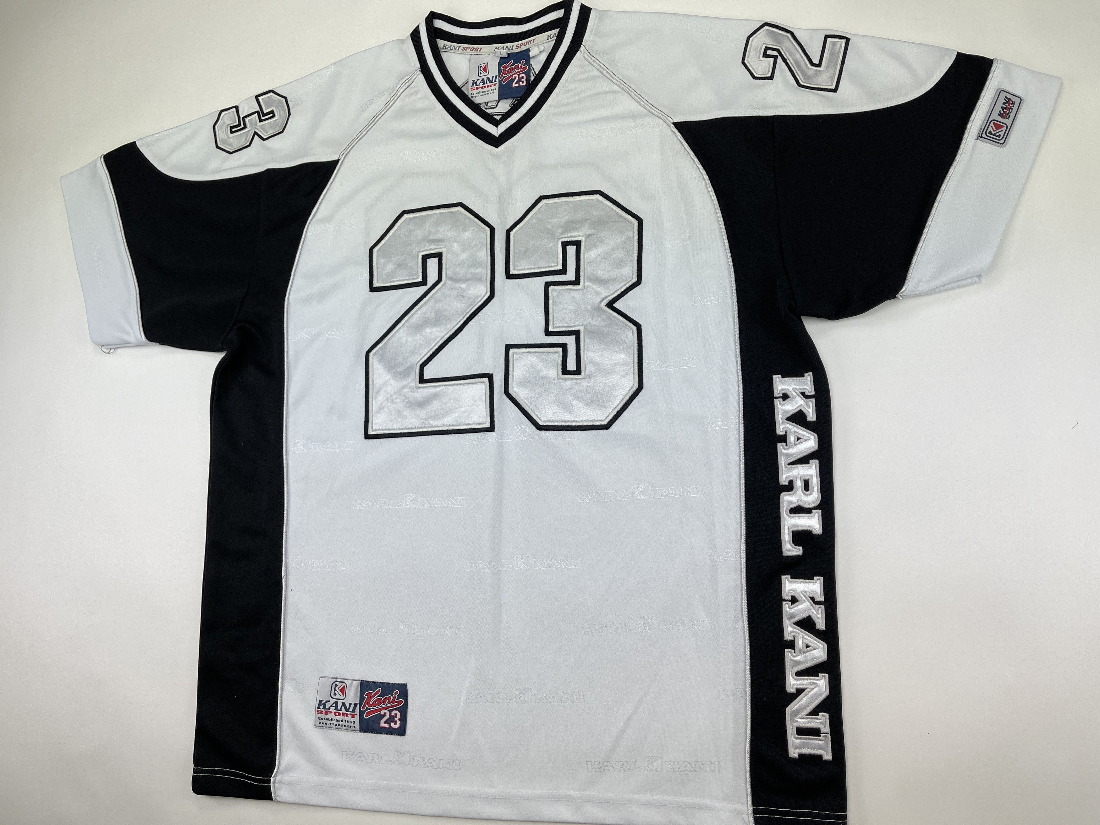 Karl Kani KARL KANI jersey, vintage hip hop t-shirt, 90s hip hop L Size US L / EU 52-54 / 3 - 6 Thumbnail