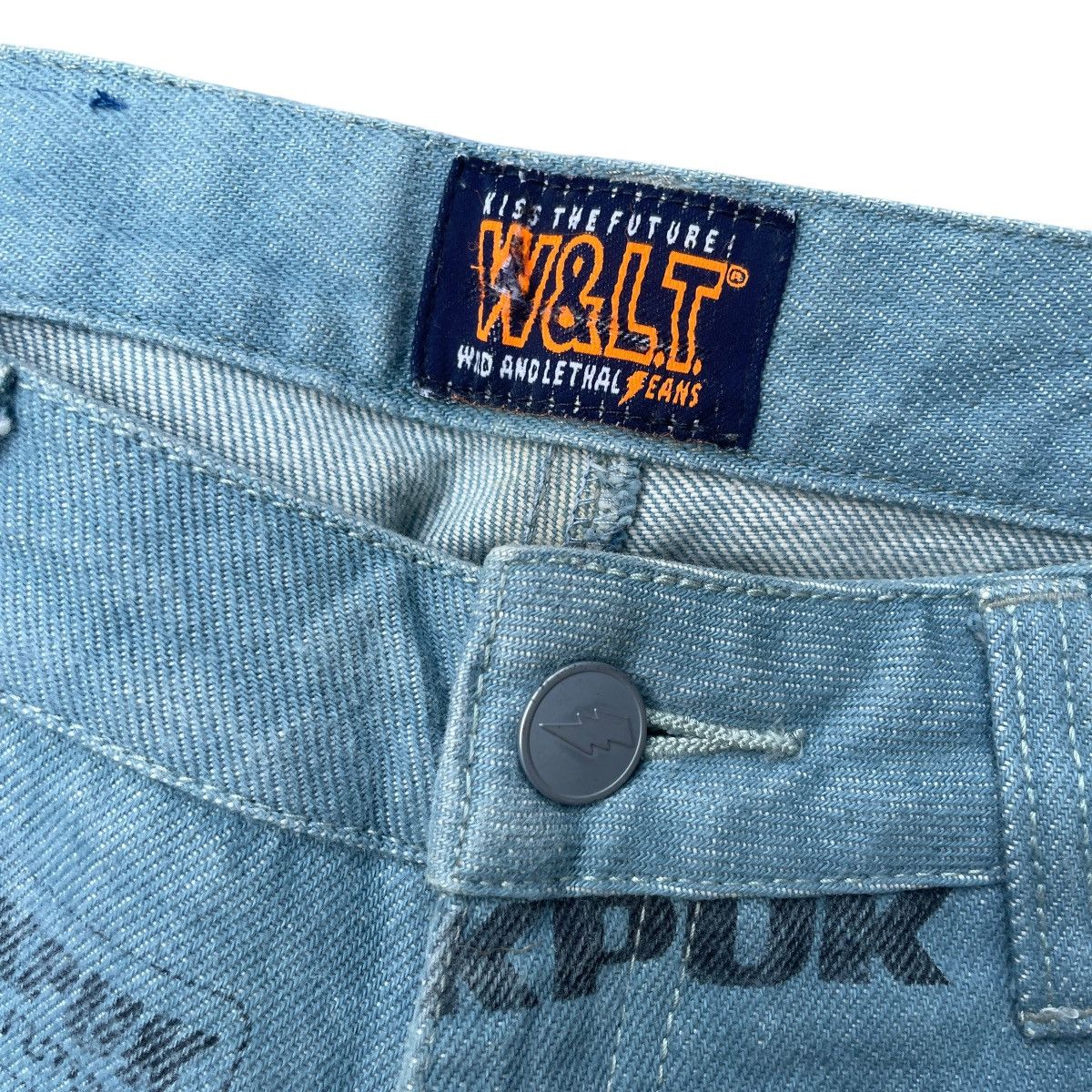 Walter Van Beirendonck RARE Walter Van Beirendonck 2010s Puk Puk Tire Brands Jeans Size 28" / US 6 / IT 42 - 5 Thumbnail