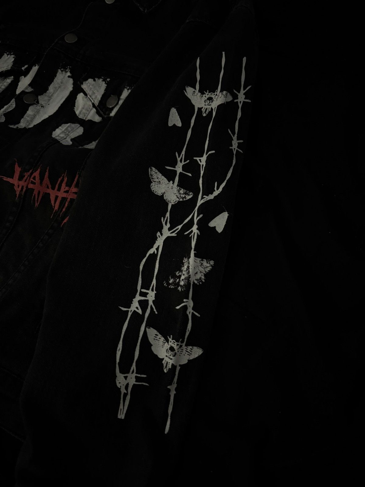 999 Club Juice wrld Black Denim Jacket with 999 print Size US S / EU 44-46 / 1 - 3 Thumbnail