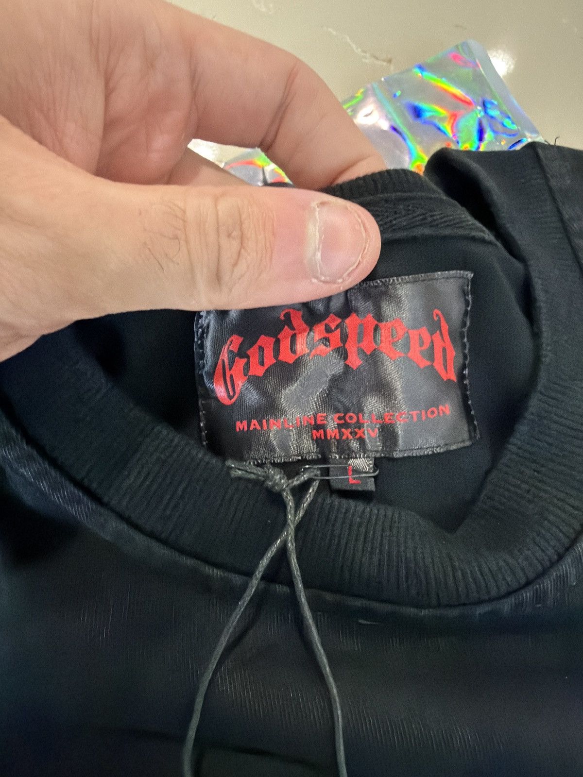 Godspeed Godspeed New Age Logo T-Shirt – Black Large Size US L / EU 52-54 / 3 - 8 Thumbnail