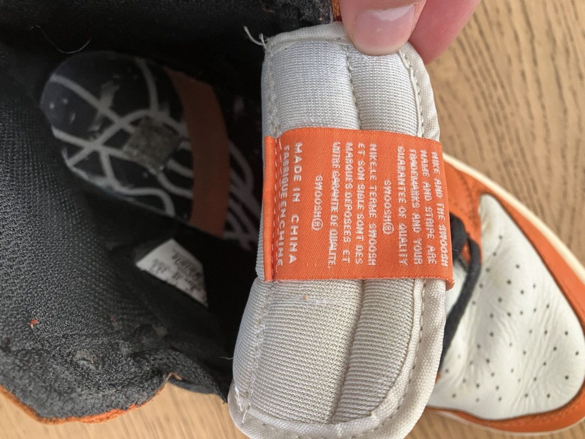 Jordan Brand × Nike Nike Air Jordan 1 High Reverse Shattered Backboard Size US 6.5 / EU 39-40 - 11 Thumbnail