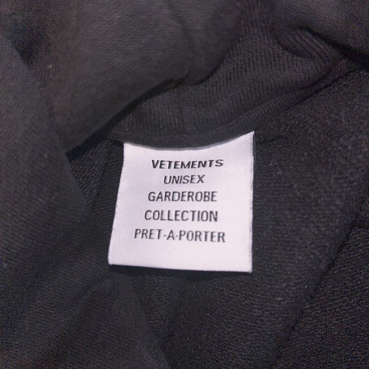 Vetements Vetements One In A Million Hoodie Black Size US S / EU 44-46 / 1 - 3 Thumbnail