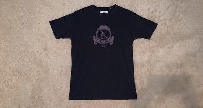 Kith KITH Embroidered Gothic Crest Black Tee Shirt Mens Medium Size US M / EU 48-50 / 2 - 7 Thumbnail