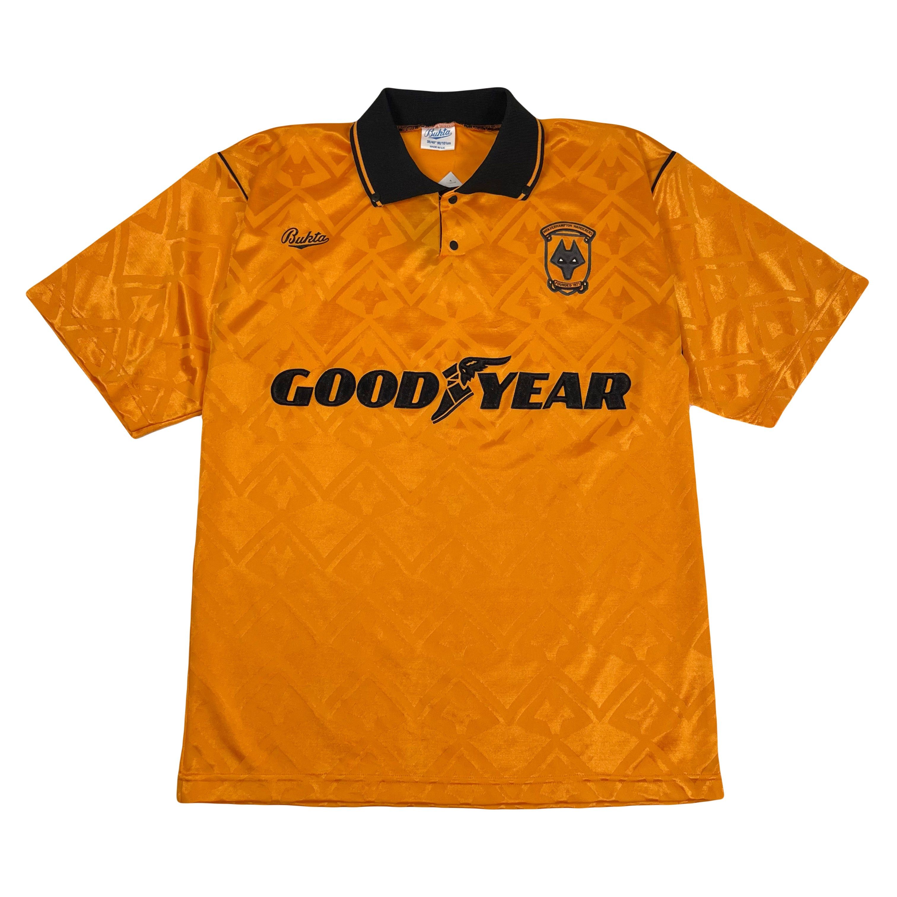 Vintage 1991-92 Wolverhampton Wanderers Home Kit L Size US L / EU 52-54 / 3 - 1 Thumbnail