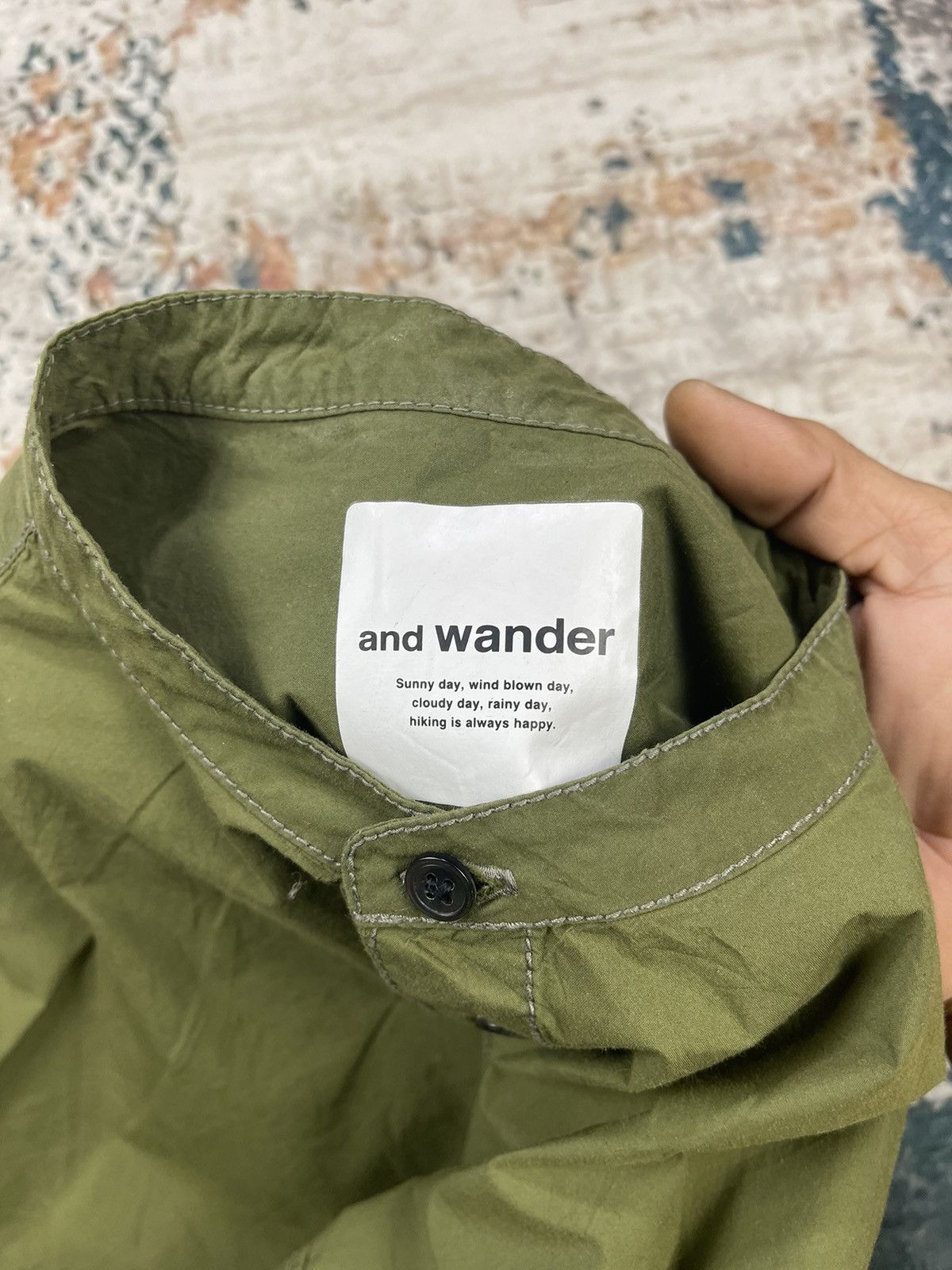 And Wander And Wander CORDURA Fabric Half Button Shirt Size ONE SIZE - 9 Thumbnail