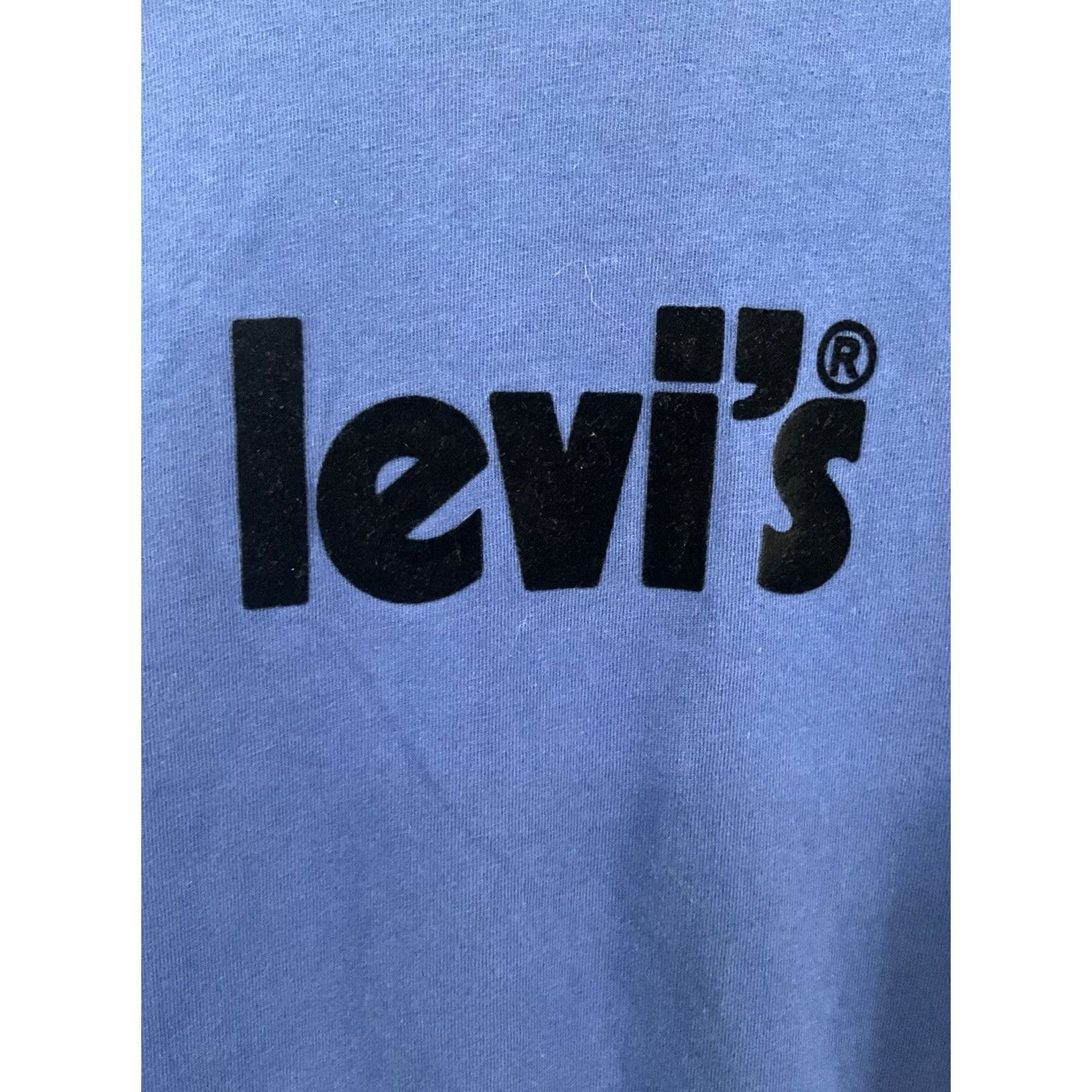 Levi's VINTAGE Levi's Men T-Shirt Crew Neck Short Sleeve Blue M Adult Mens Regular Cotton Size US M / EU 48-50 / 2 - 2 Thumbnail