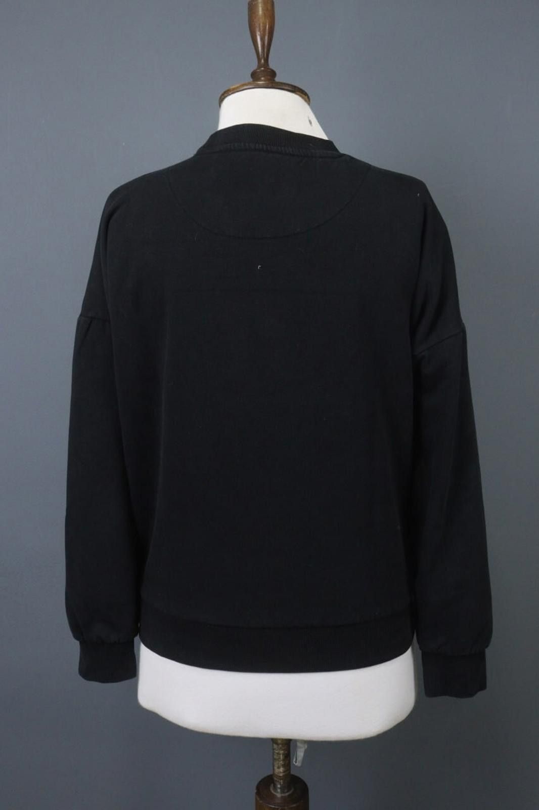 Karl Kani Karl Kani Black Cotton Crew Neck Pullover Sweatshirt Size S Size S / US 4 / IT 40 - 8 Thumbnail