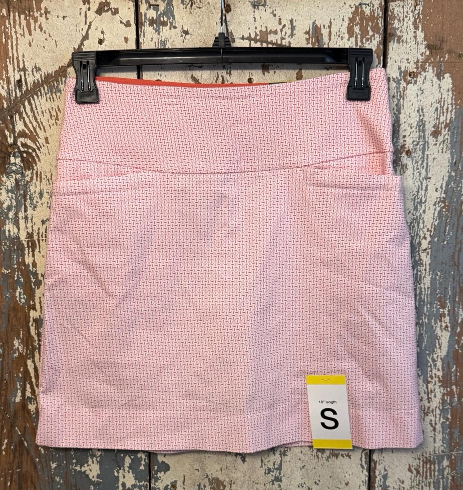 Designer S.C. & Co. Skort Sz S NWT Stretch Coral PrintTummy Control Size 28" / US 6 / IT 42 - 1 Thumbnail