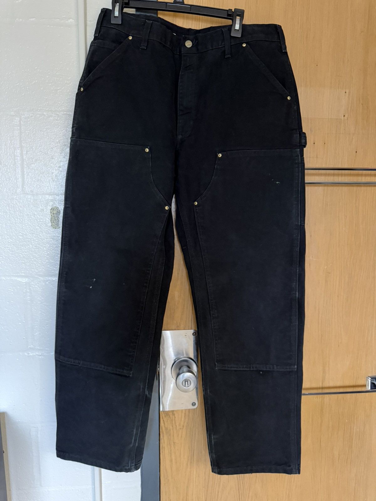 Carhartt Vintage Black Carhartt Double Knees Size US 36 / EU 52 - 1 Thumbnail