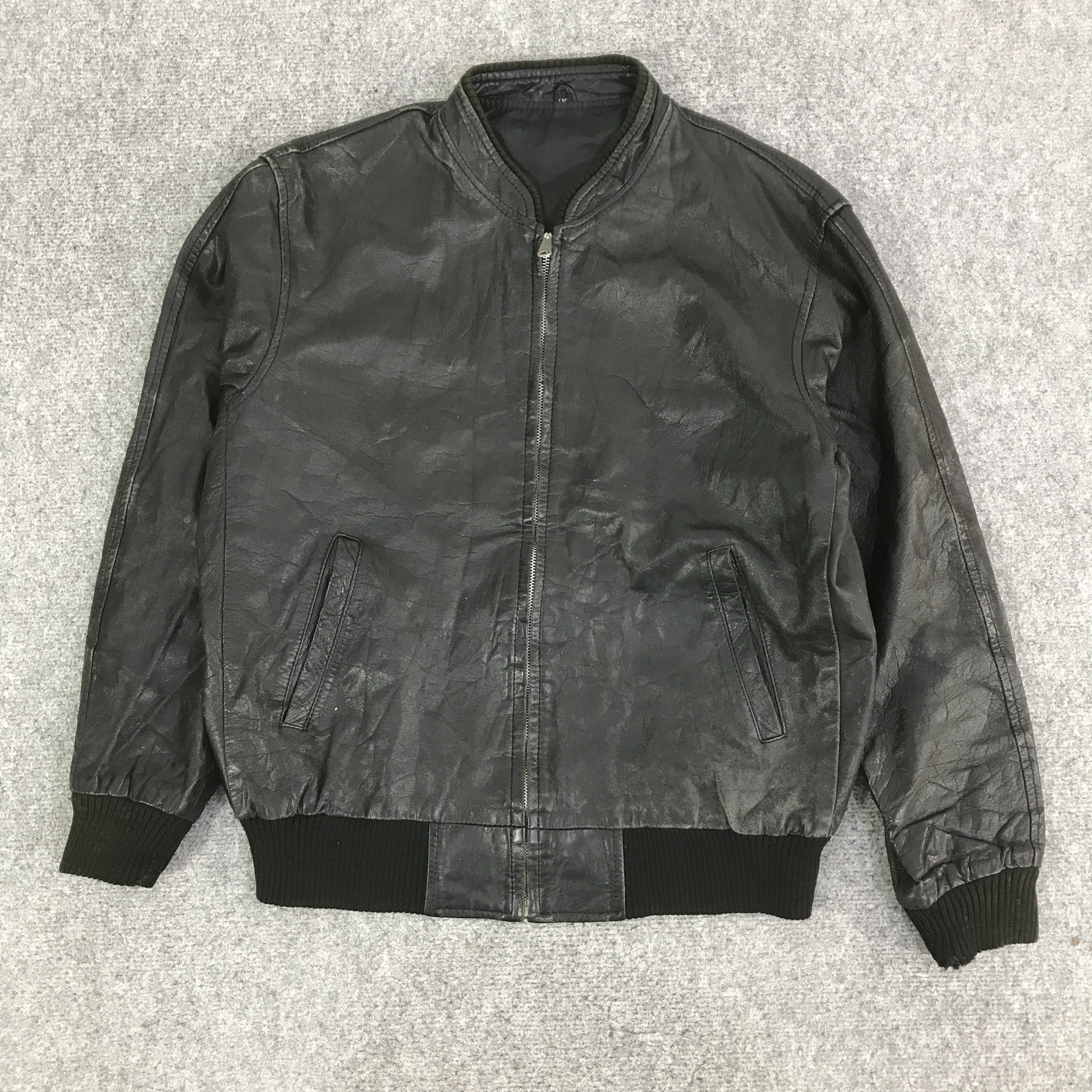 Japanese Brand JAPANESE BRAND LEATHER BOMBER JACKET K123B20 Size US M / EU 48-50 / 2 - 1 Thumbnail