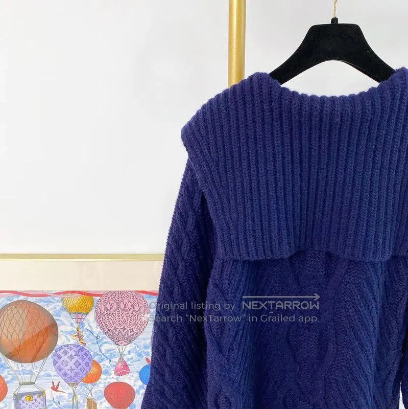 Chanel Chanel Blue Wool Knit Pullover Sweater . Size S / US 4 / IT 40 - 5 Thumbnail