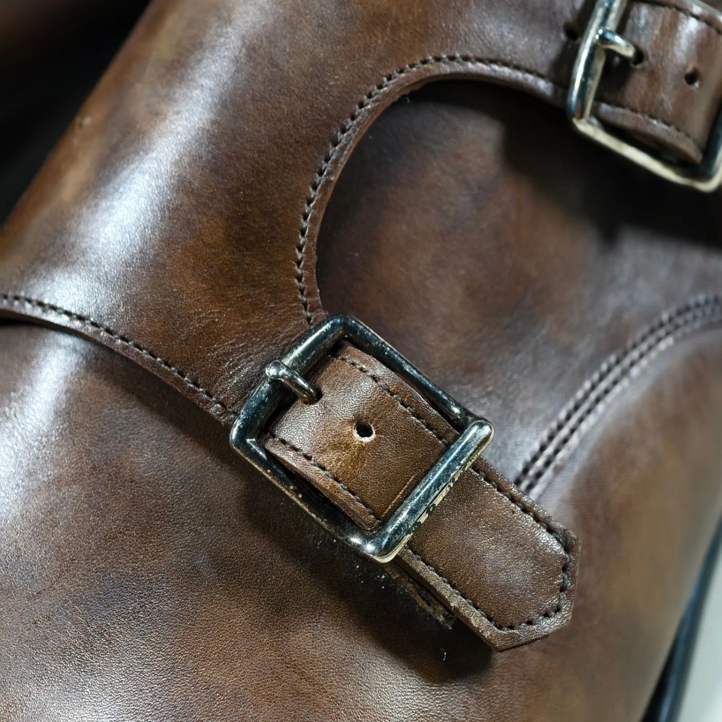 John Lobb John Lobb Prestige Collection Philip II Double Buckle Shoes Size US 9.5 / EU 42-43 - 6 Thumbnail