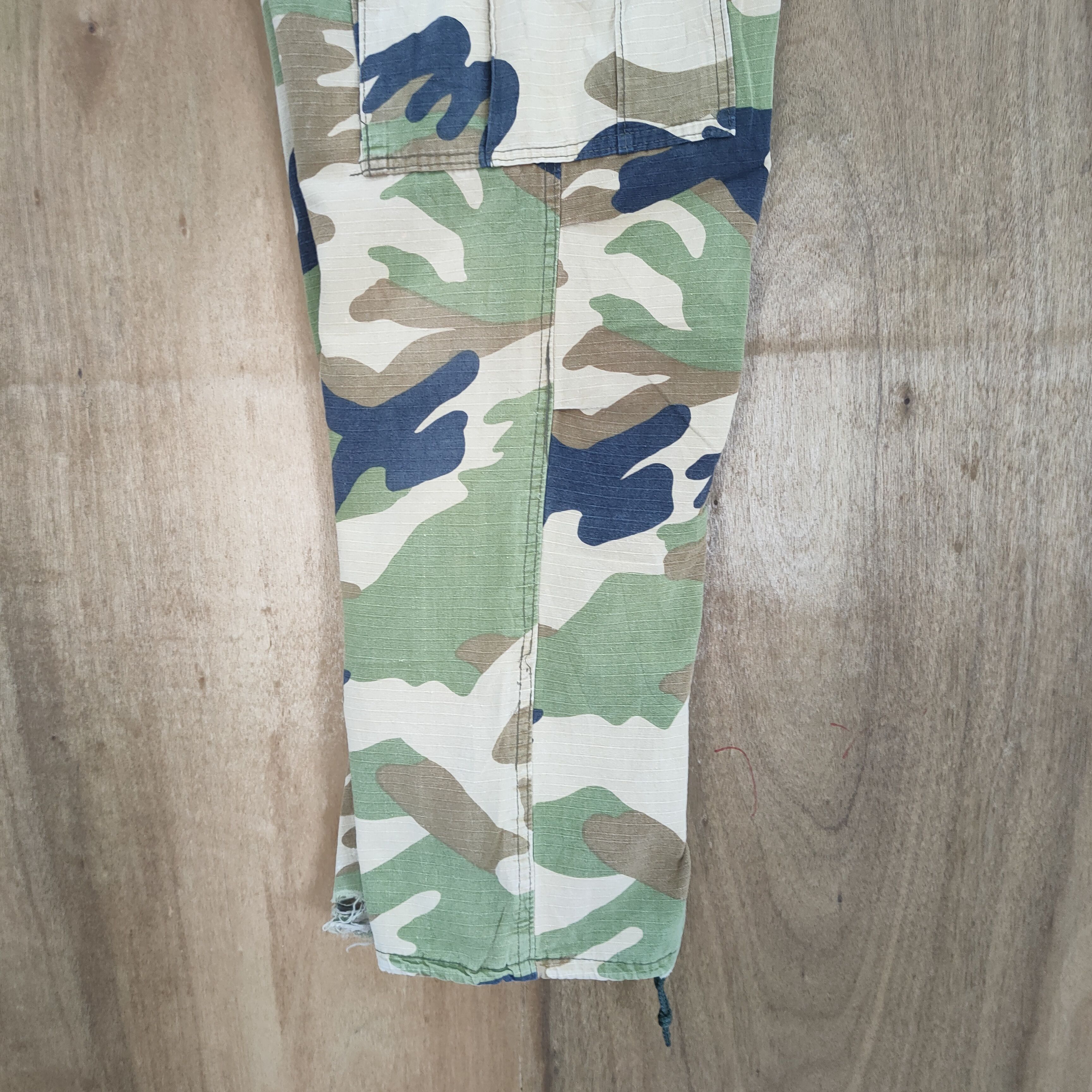 Vintage MILITARY CAMO CARGO PANTS Size US 30 / EU 46 - 15 Thumbnail