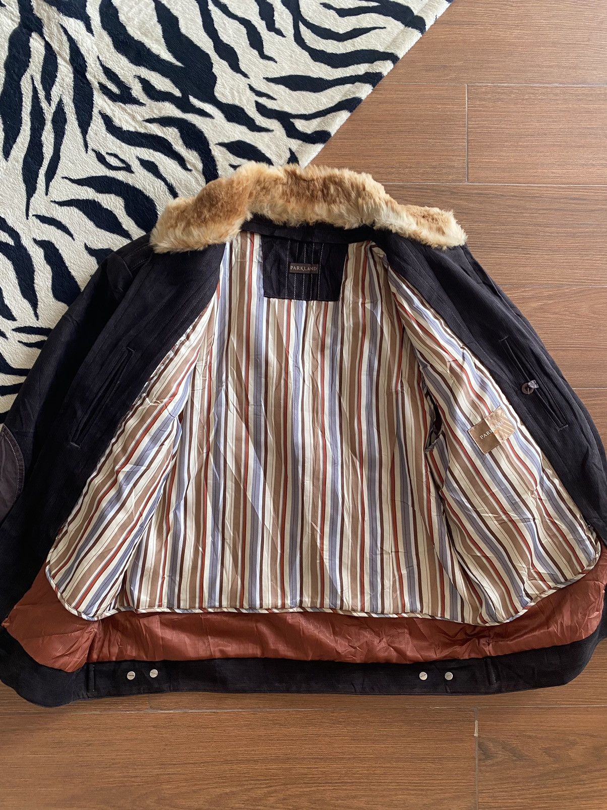 14th Addiction × KMRii × Yasuyuki Ishii JAPANESE PARKLAND FUR JACKET SHERPA DOUBLE LAYER VEST Size US L / EU 52-54 / 3 - 6 Thumbnail