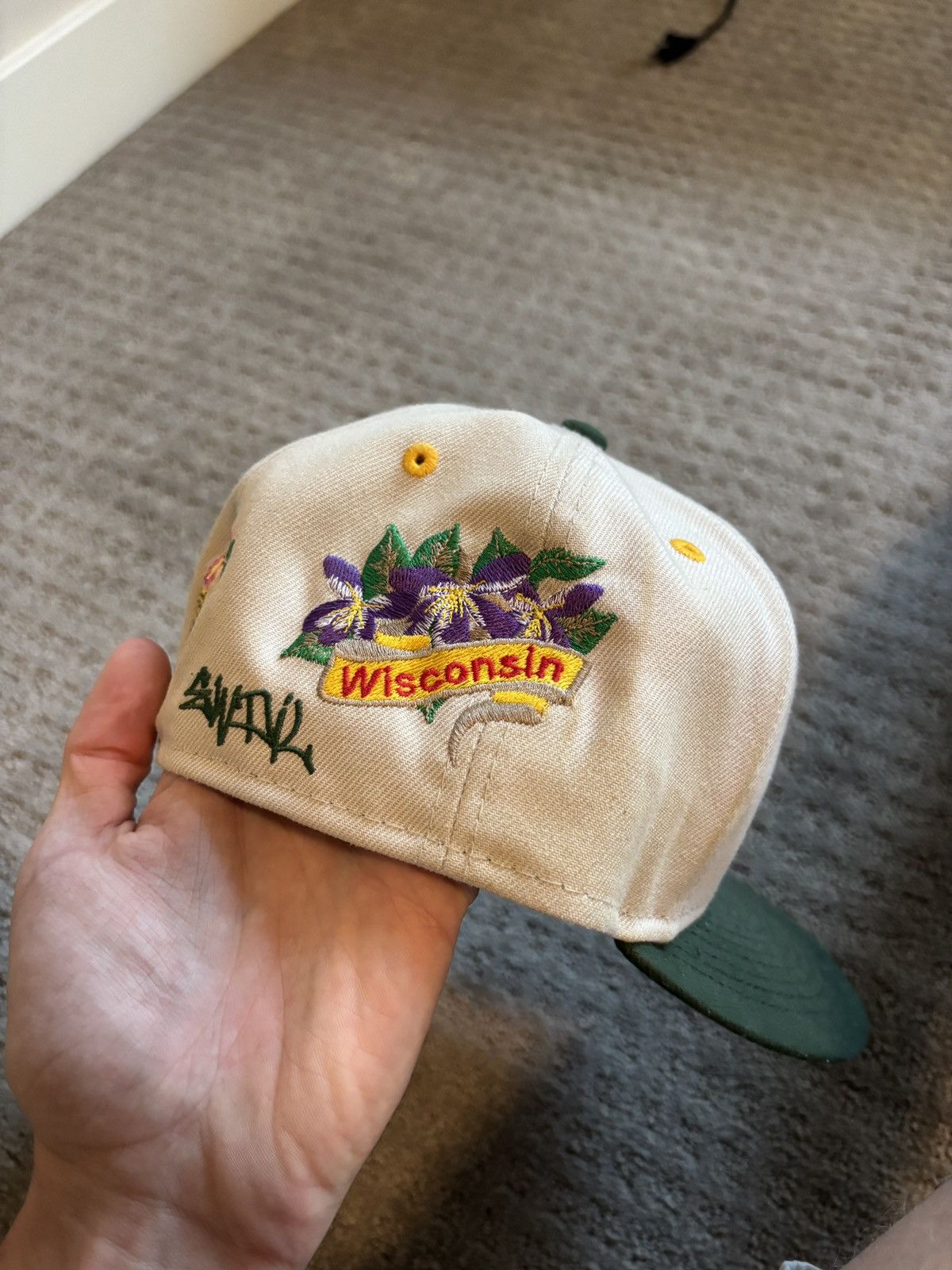 New Era Lord Fubu Greenbay Packers Fitted Size ONE SIZE - 4 Thumbnail
