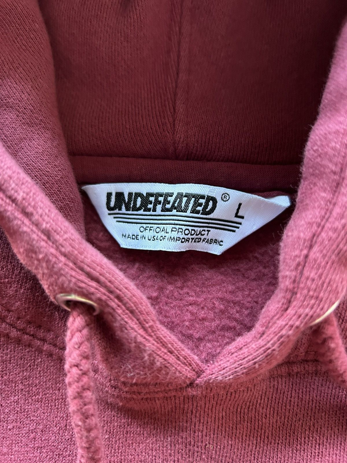 Undefeated y2k Undefeated spell out hoodie Size US L / EU 52-54 / 3 - 3 Thumbnail