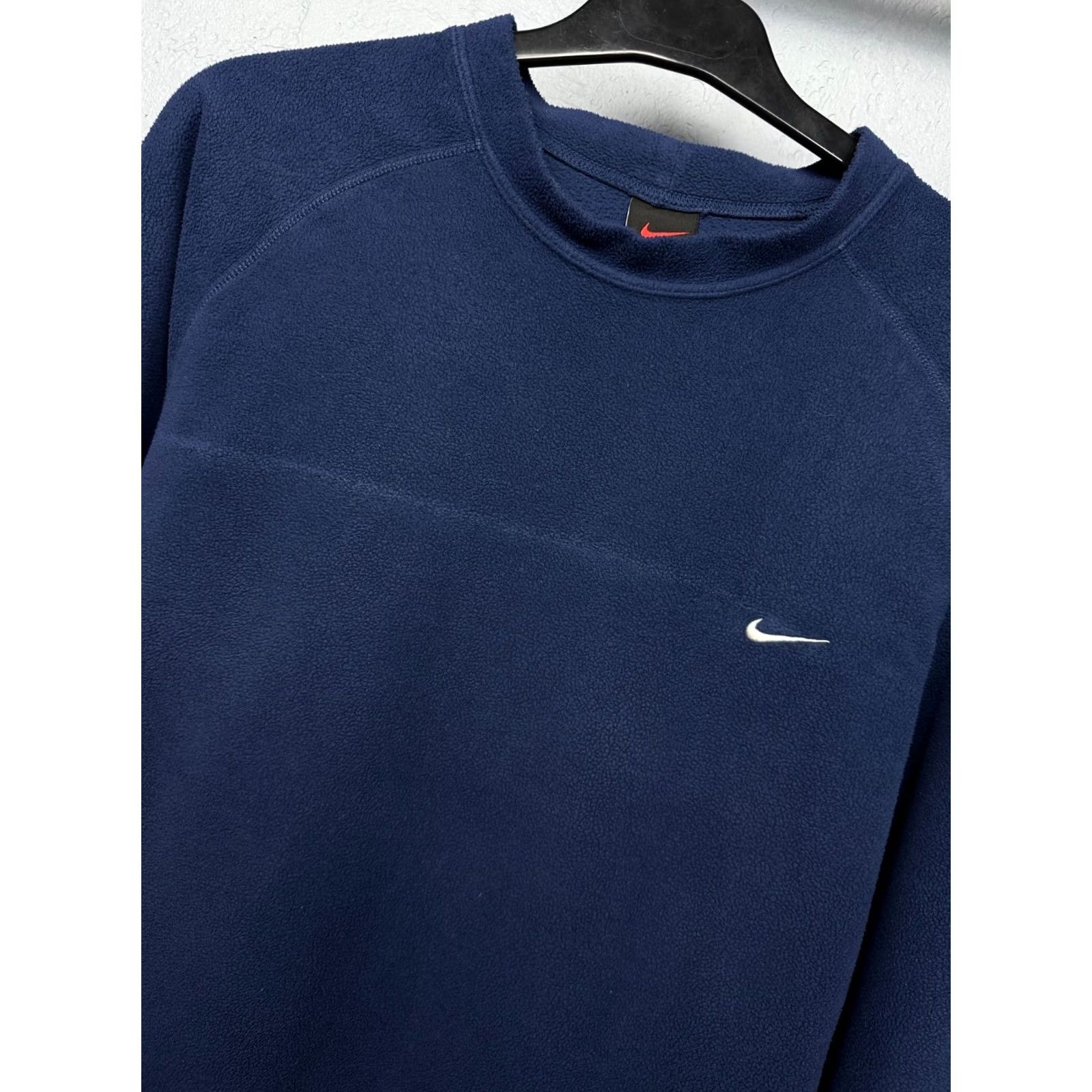 Nike Nike 90s Vintage Fleece Sweatshirt XL Mens Blue Logo Pullover Crew Neck Sweatshirt Size US XL / EU 56 / 4 - 2 Thumbnail