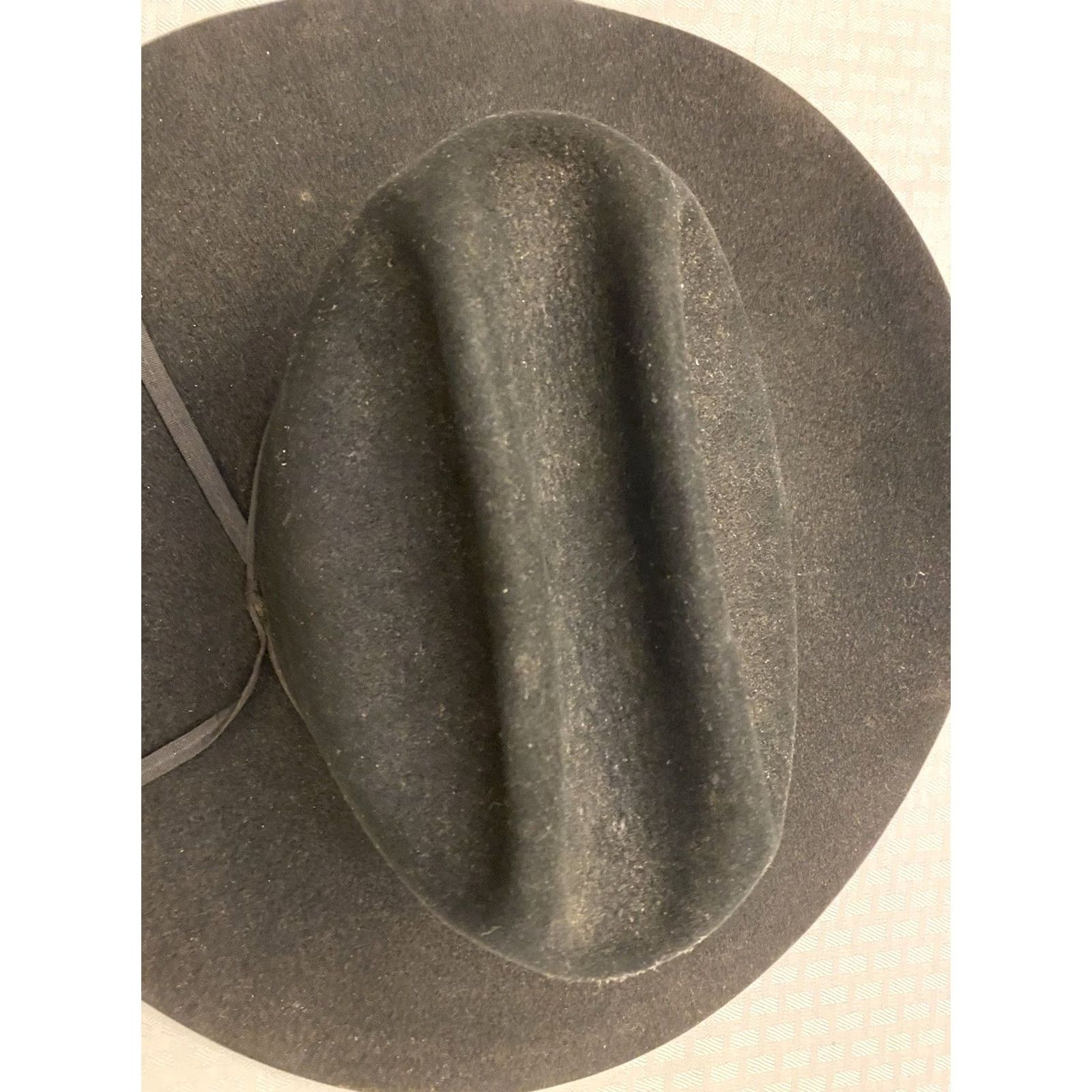 Vintage VINTAGE Resistol 4X Beaver Rancher Quarter Horse Cowboy Hat Black 6-7/8 L Mens Cowboy Hat Size ONE SIZE - 4 Thumbnail