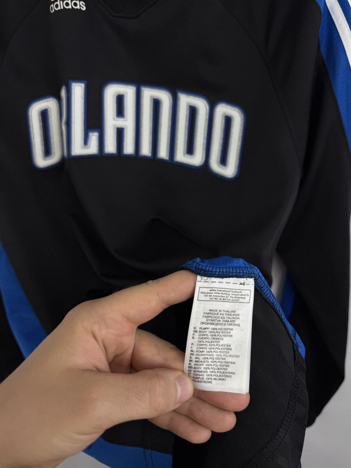 Adidas 🇺🇸 Vintage Orlando Adidas NBA Long Sleeve 2010 Rare Just Don Size US L / EU 52-54 / 3 - 7 Thumbnail