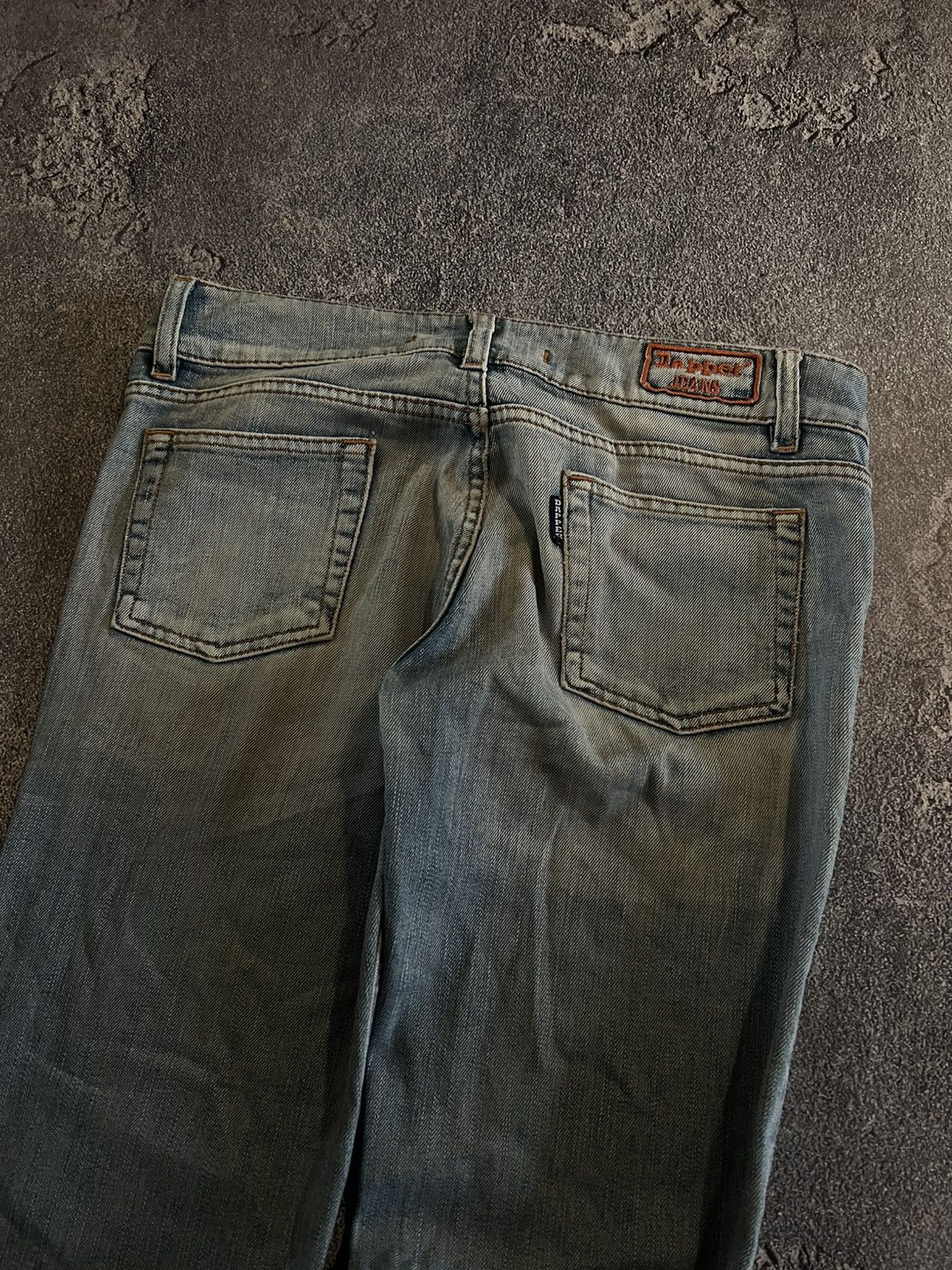 Japanese Brand Glamour Y2K Distressed Jeans / Number Nine Style Gothic Vibe Size US 31 - 9 Thumbnail