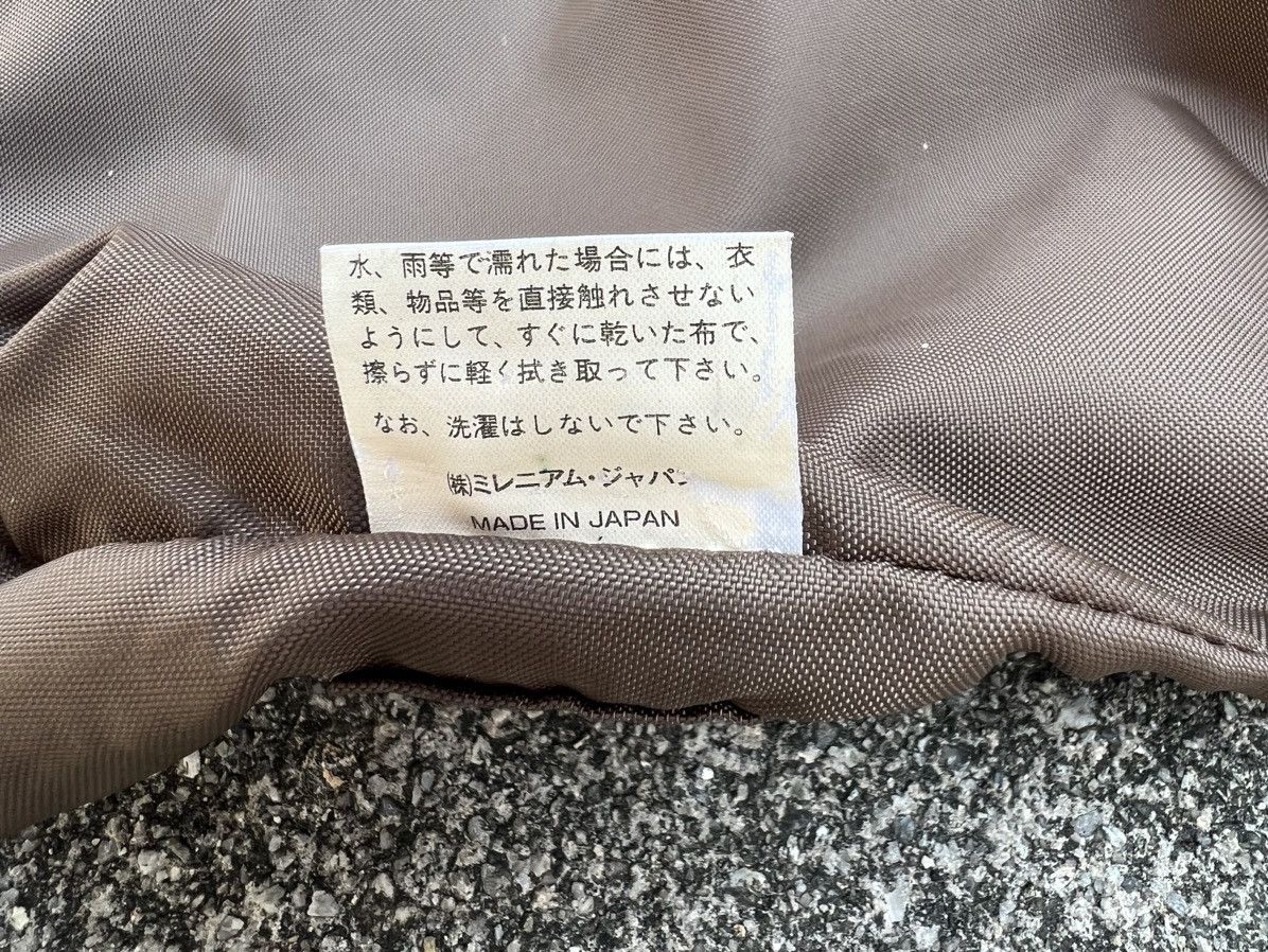 Yohji Yamamoto Vintage Yohji Yamamoto Hybrid Patina Leather Sling Bag Size ONE SIZE - 25 Thumbnail