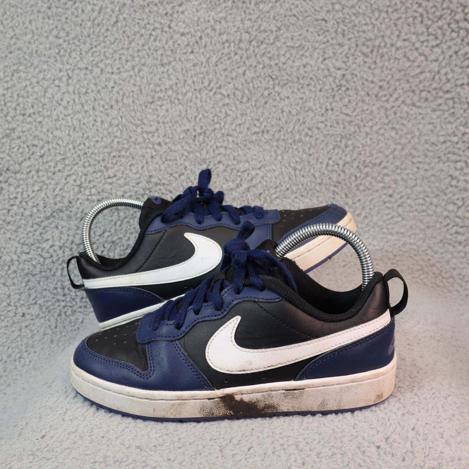 Nike Nike Court Borough Low 2 Midnight Navy White 4.5Y Youth Size US 5 / EU 37 - 1 Thumbnail