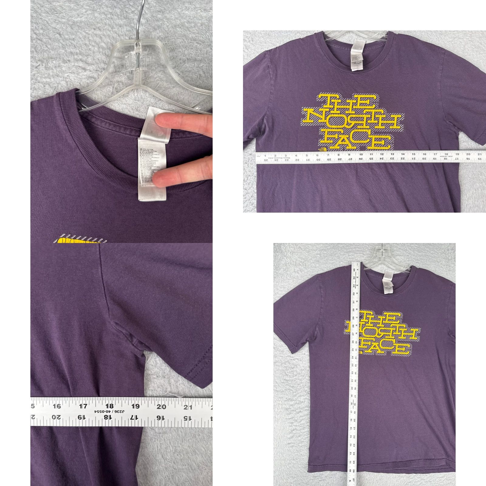 The North Face The North Face Shirt Men Medium Purple Short Sleeve Crew Neck Cotton Blend READ Outdoor Mens Size US M / EU 48-50 / 2 - 8 Thumbnail