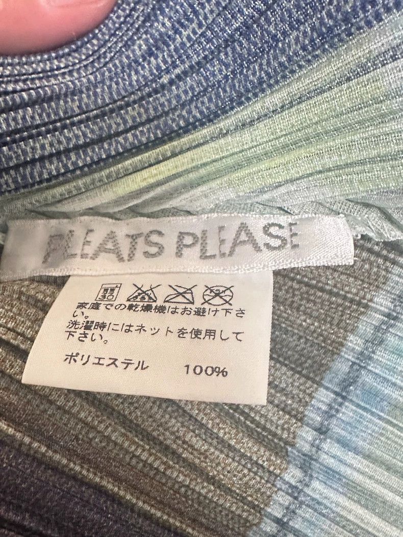 Issey Miyake Issey Miyake size:3 Blue and white retro checkered pleated Size S / US 4 / IT 40 - 3 Thumbnail