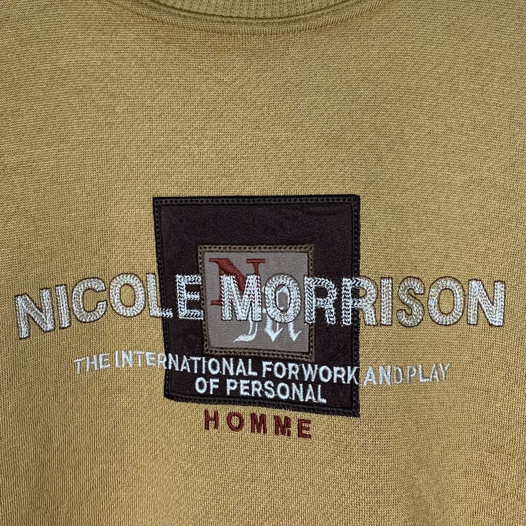 Vintage Vintage Nicole Morrison Sweatshirt Crewneck Size US M / EU 48-50 / 2 - 2 Thumbnail