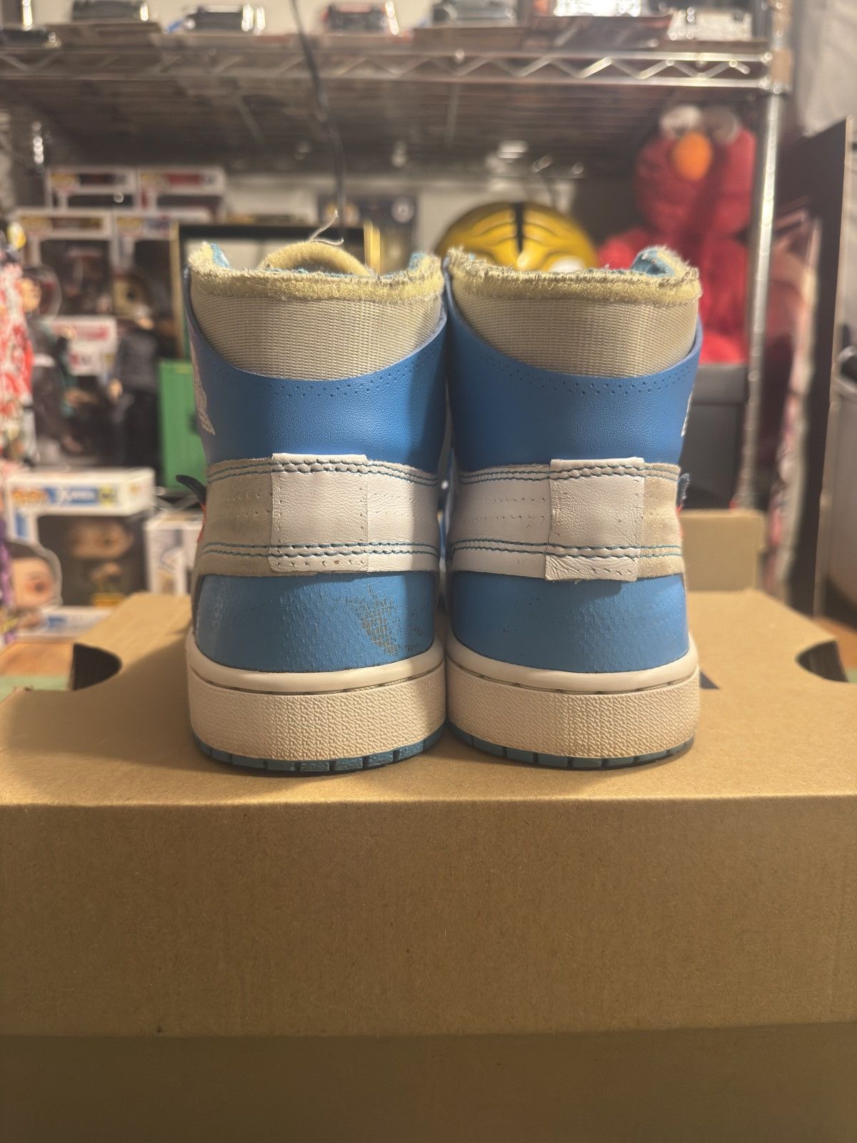 Jordan Brand × Off-White Air Jordan 1 High Off White "UNC" Size US 9.5 / EU 42-43 - 6 Thumbnail