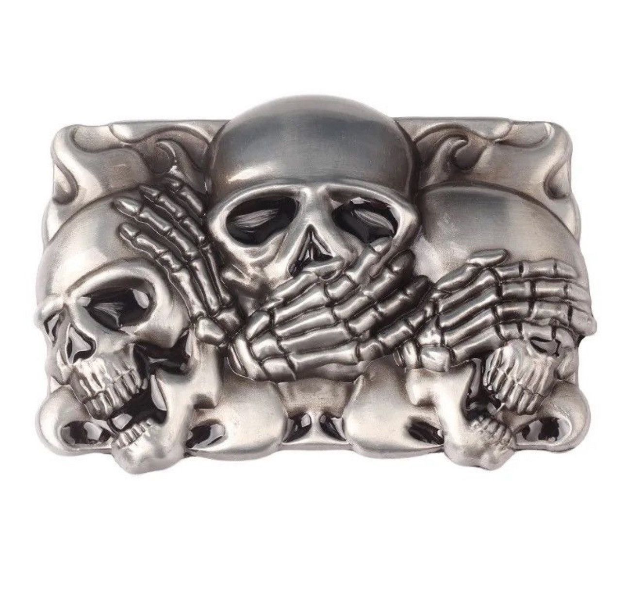 Other Skull Skeleton Belt Buckle ( no belt ) Size ONE SIZE - 1 Thumbnail