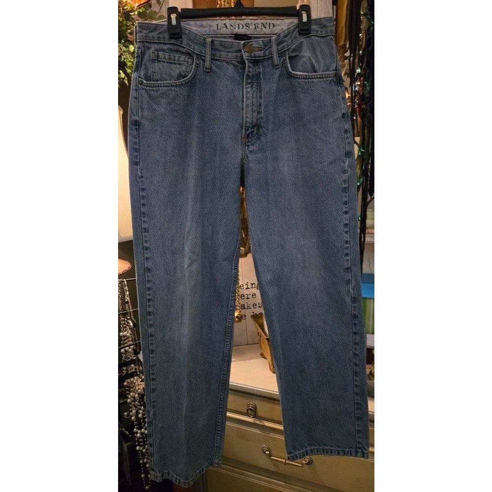 Lands' End Men's Lands End Denim Jeans 34x31 Size US 34 / EU 50 - 1 Thumbnail