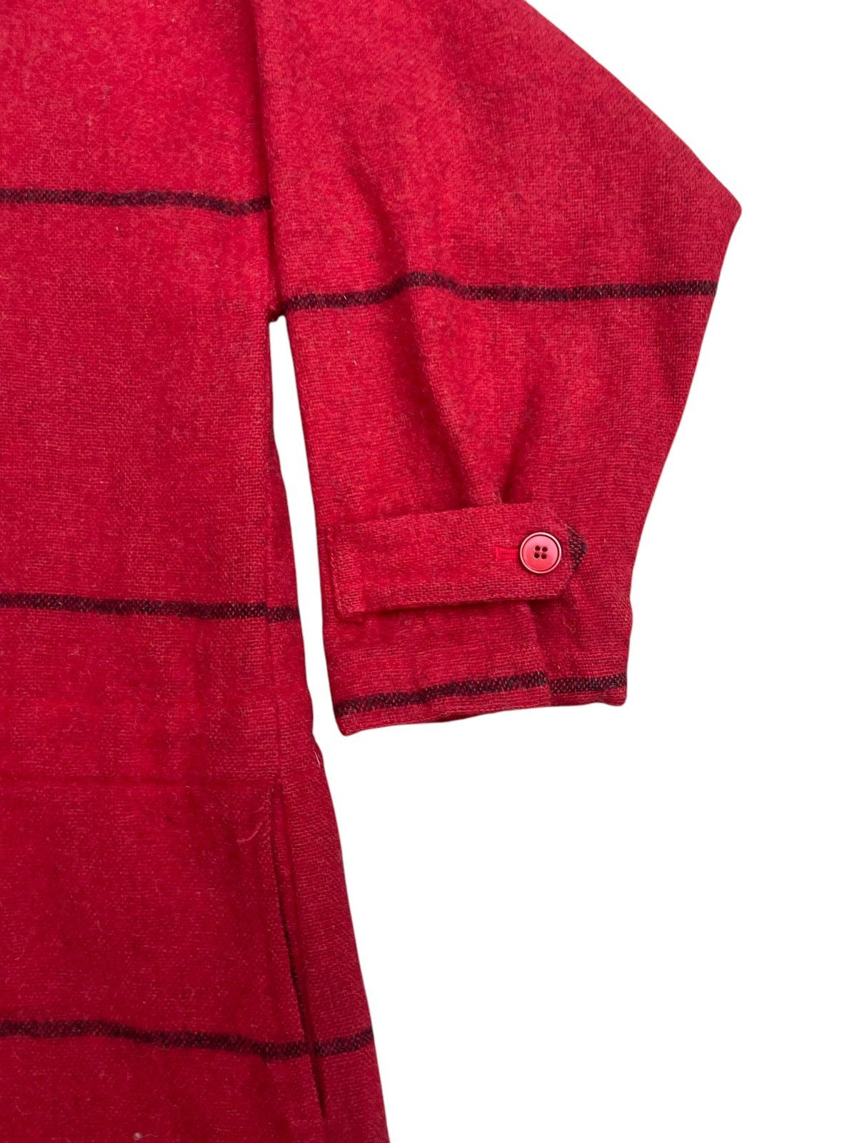 Issey Miyake Vintage 80s Issey Sport Wool Long Coat – Rare Avant Garde Size US L / EU 52-54 / 3 - 8 Thumbnail