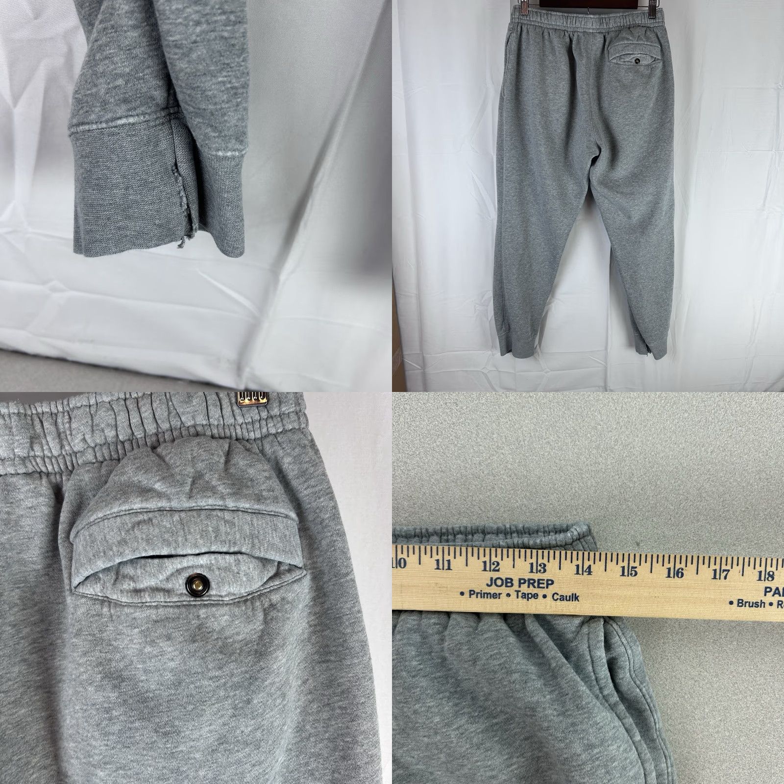 Nike Nike Club Fleece Joggers Men’s Training Gray M CJ1616 Bison OBU Oklahoma Baptist Size US 31 - 9 Thumbnail