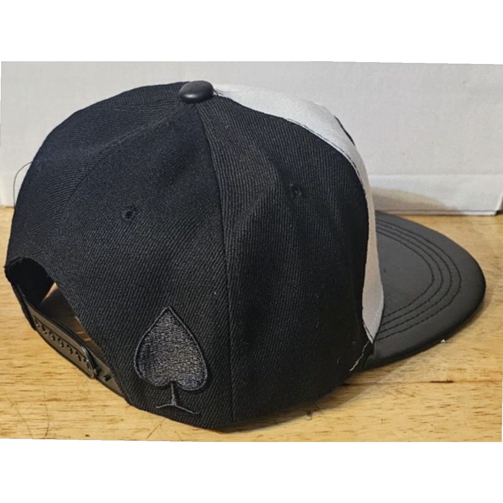 Vintage Ace Of Spades Baseball Cap Mens Adjustable Black White Size ONE SIZE - 3 Thumbnail
