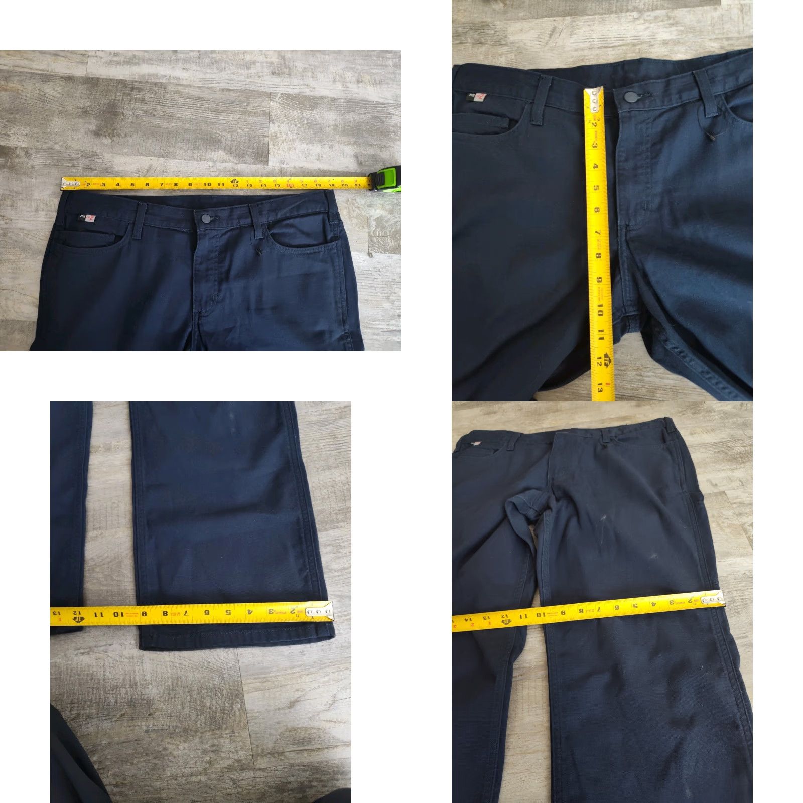 Carhartt Carhartt FR Pants Womens 16 38x30 Blue Flame Resistant Canvas Loose Workwear EUC Size 38" / US 16 / IT 52 - 9 Thumbnail