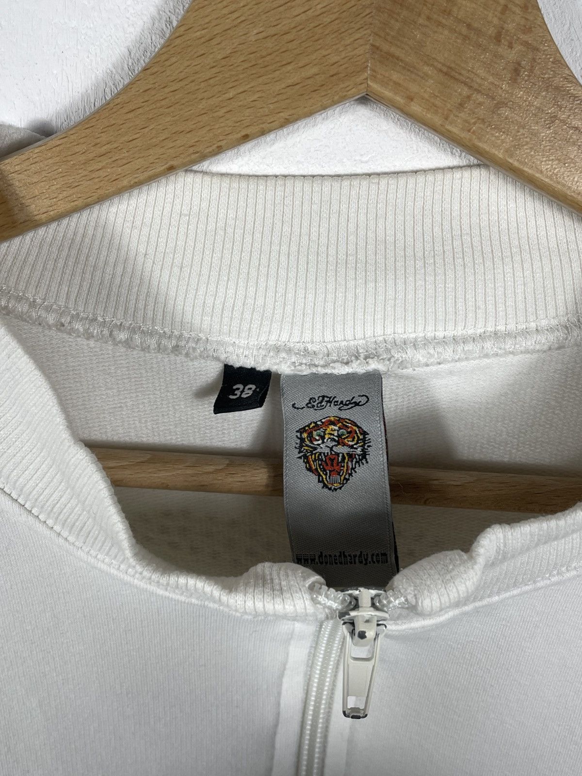 Christian Audigier × Ed Hardy × Vintage Ed Hardy x Christian Audigier Retro 00s Hoodie Swag Drip Size M / US 6-8 / IT 42-44 - 7 Thumbnail