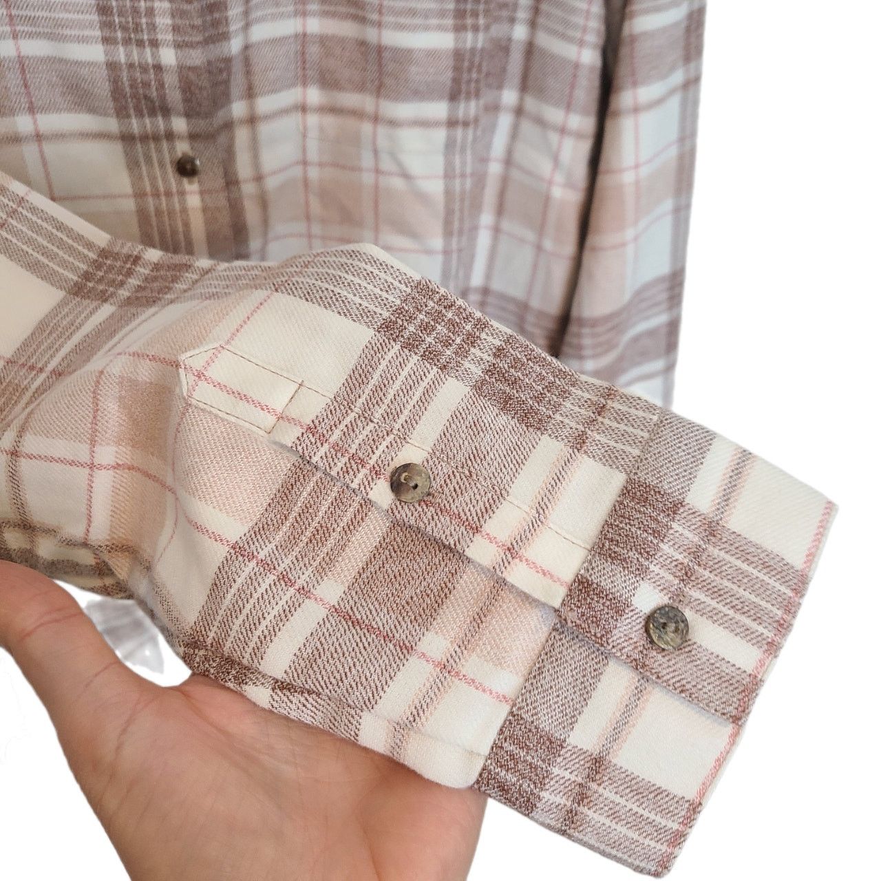 Kuhl Kuhl Women Kamila Flannel Shirt Plaid Gorpcore L Lightweight Size L / US 10 / IT 46 - 4 Thumbnail