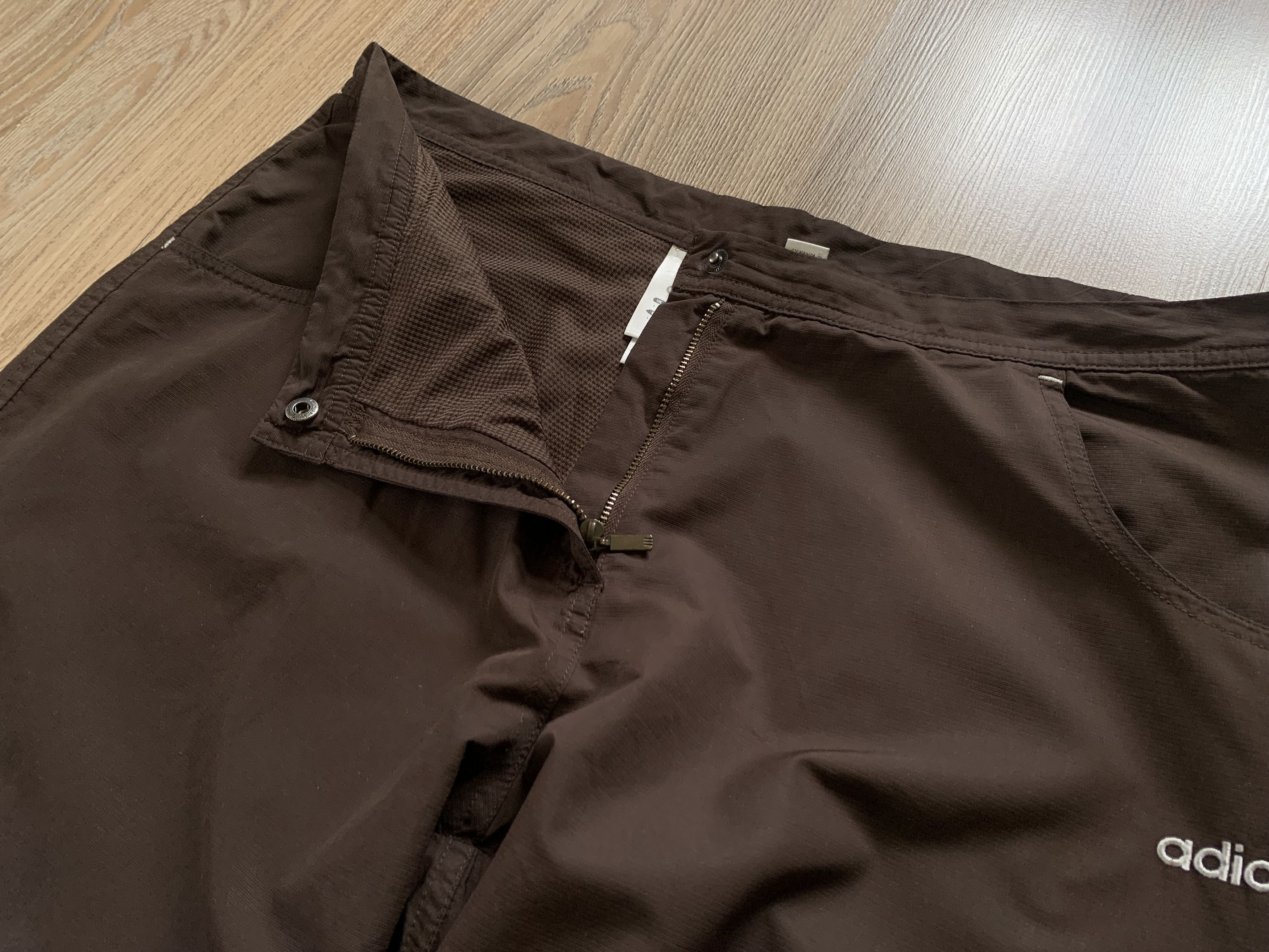 Adidas × Vintage Adidas Men’s Brown Vintage Track Pants 2003 Size US 34 / EU 50 - 5 Thumbnail